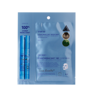 Двоетапна гідрогелева маска для обличчя VT Cosmetics (1ea) Hydrop Reedle Shot 100hl 2-Step Mask Двоетапна гідрогелева маска для обличчя VT Cosmetics (1ea) Hydrop Reedle Shot 100hl 2-Step Mask
